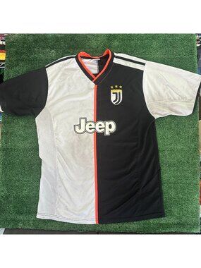 Juventus FC 2019 2020 Home Jersey Soccer Football Kit Rivas 18 Jeep Blokecore